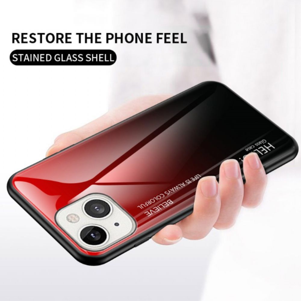 Hülle Für iPhone 14 Hallo Panzerglas
