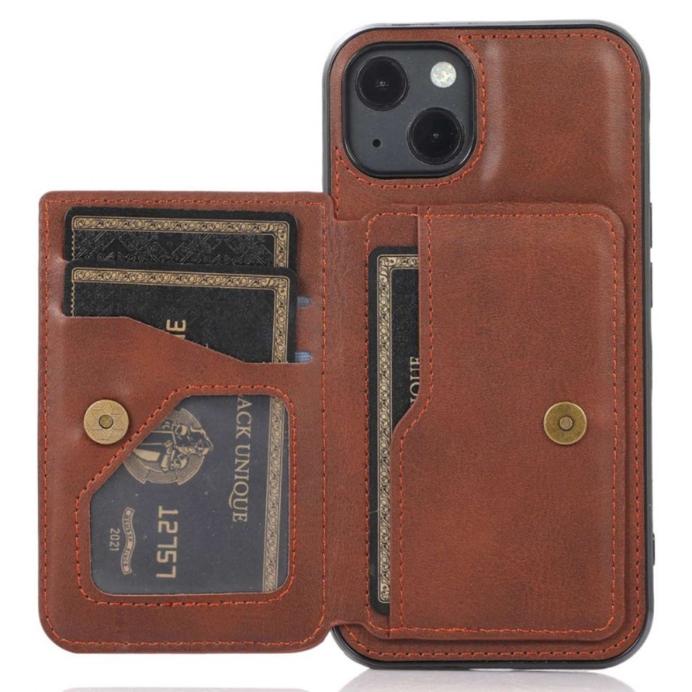 Hülle Für iPhone 14 Stützkartenhalter