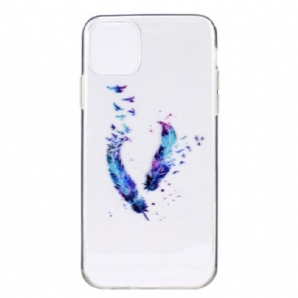 Hülle Für iPhone 14 Transparente Federn