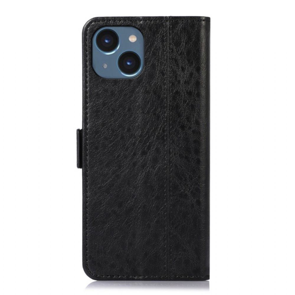 Lederhüllen Für iPhone 14 Dezentes Kunstleder