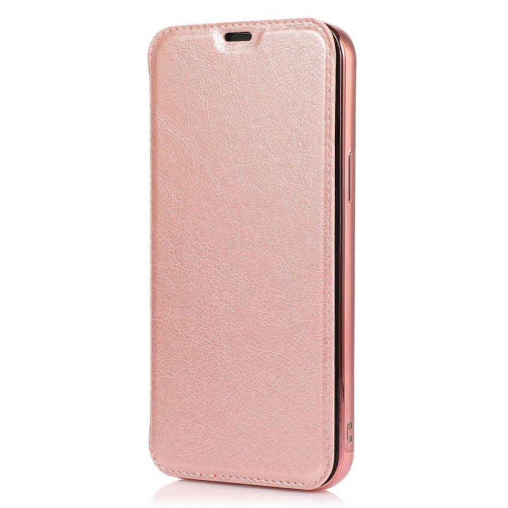 Schutzhülle Für iPhone 14 Flip Case Kartenetui Aus Kunstleder