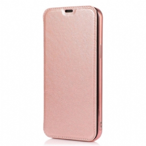 Schutzhülle Für iPhone 14 Flip Case Kartenetui Aus Kunstleder