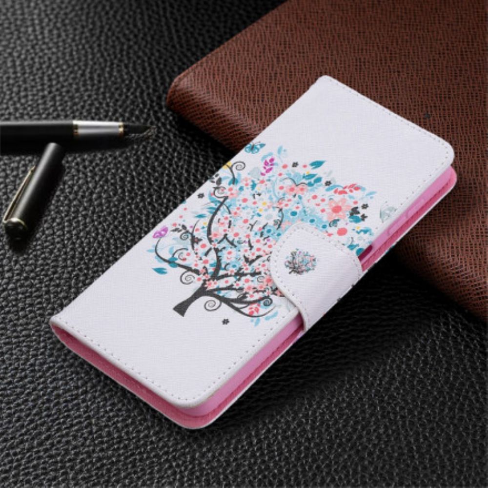 Flip Case Für Samsung Galaxy A32 5G Blumiger Baum