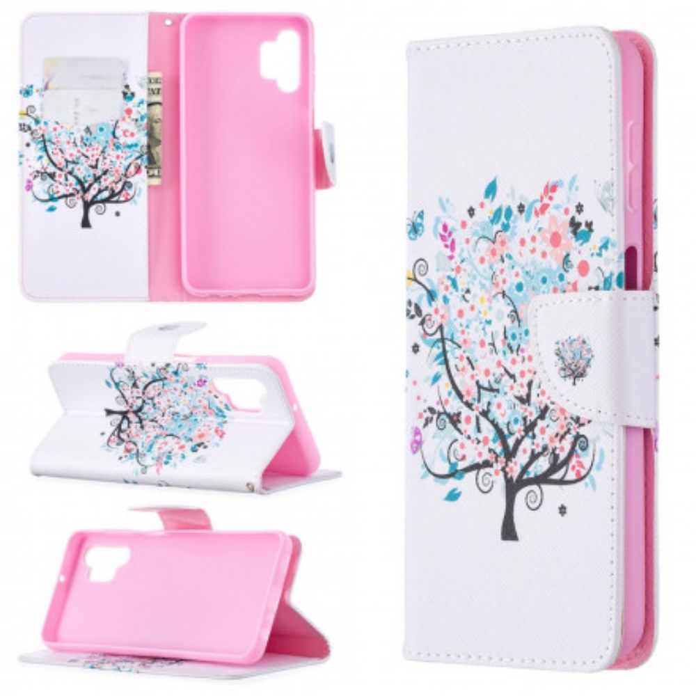 Flip Case Für Samsung Galaxy A32 5G Blumiger Baum