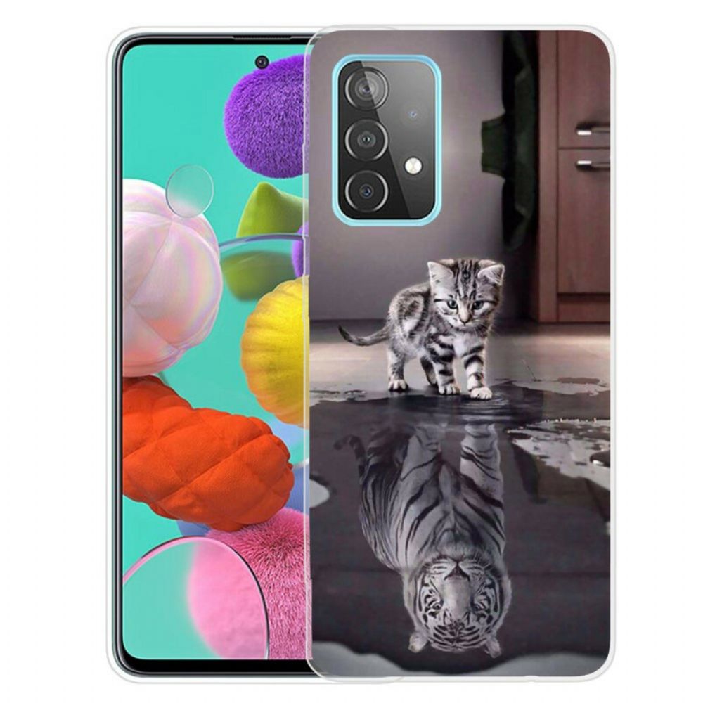 Handyhülle Für Samsung Galaxy A32 5G Ernst Der Tiger