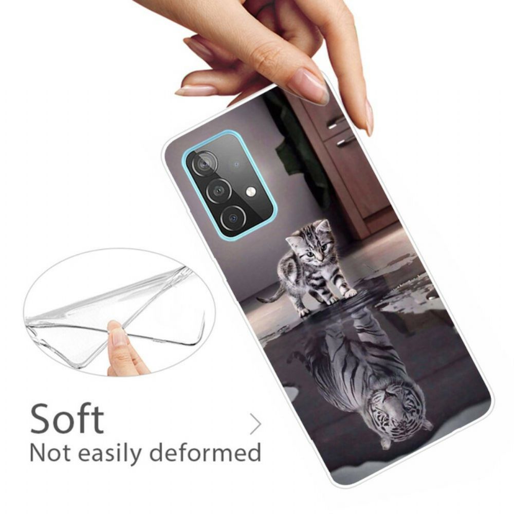 Handyhülle Für Samsung Galaxy A32 5G Ernst Der Tiger