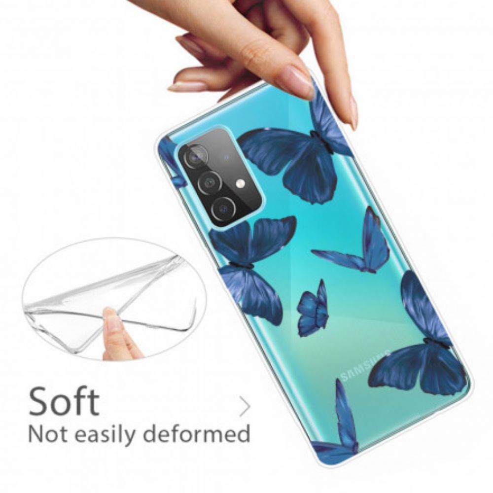 Handyhülle Für Samsung Galaxy A32 5G Wilde Schmetterlinge