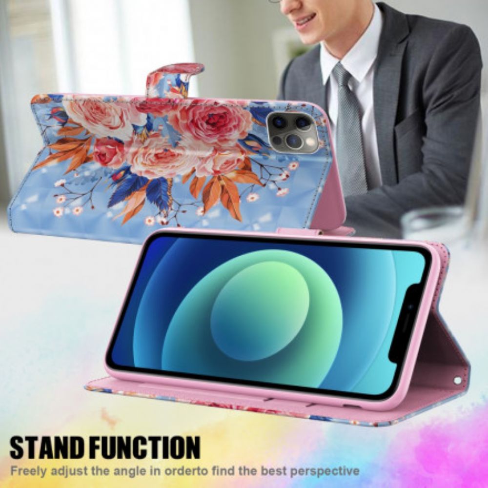 Lederhüllen Für Samsung Galaxy A32 5G Romantischer Spot Mit Umhängeband