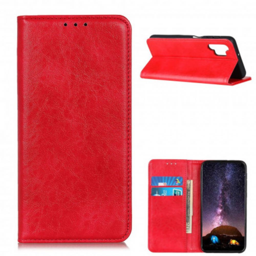 Schutzhülle Für Samsung Galaxy A32 5G Flip Case Spaltlederstruktur