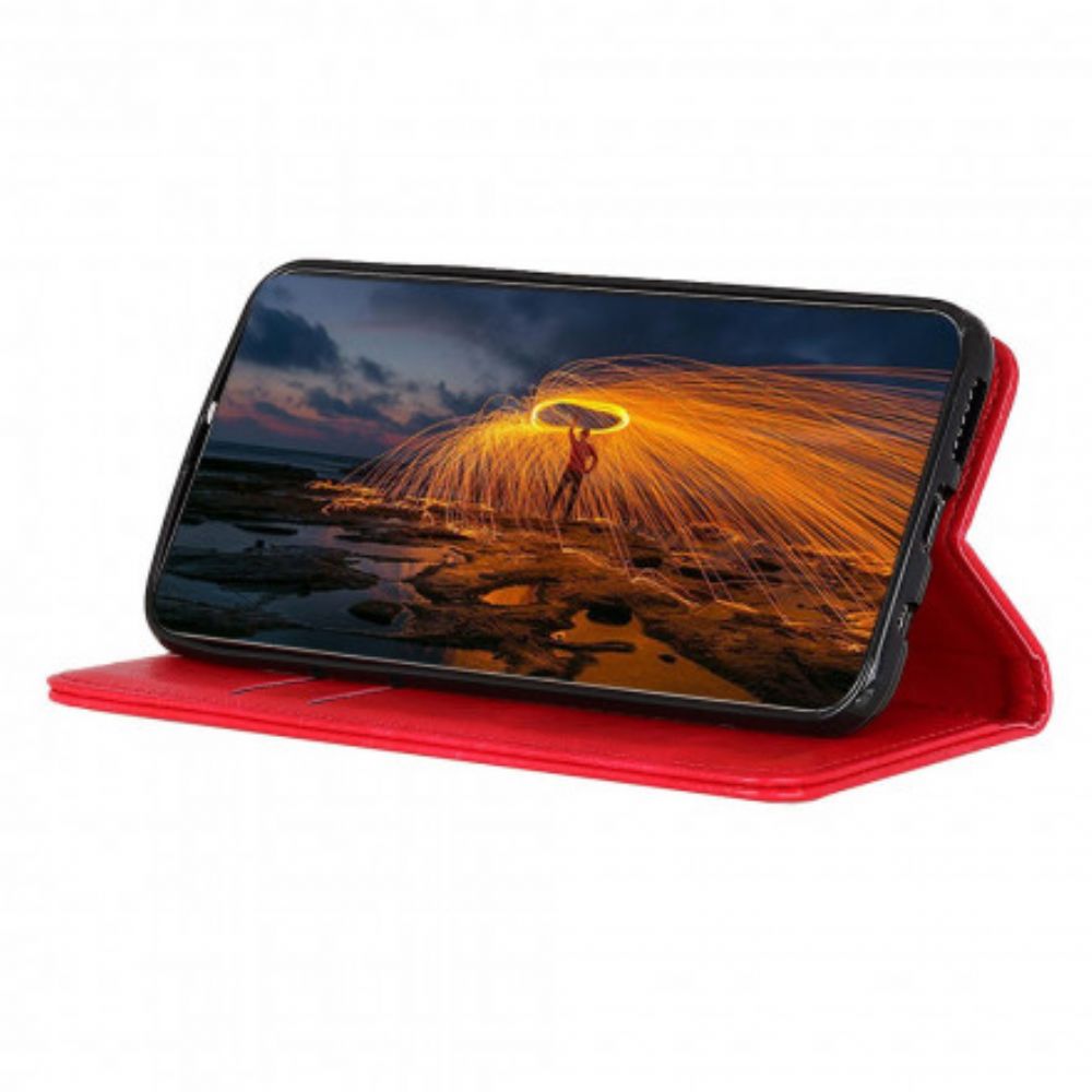 Schutzhülle Für Samsung Galaxy A32 5G Flip Case Spaltlederstruktur