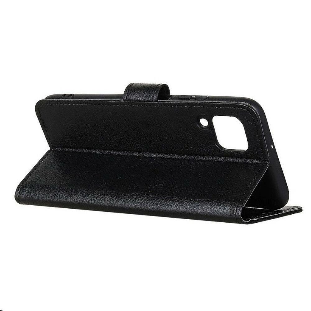 Flip Case Für Samsung Galaxy M12 / A12 Traditionell Litschi