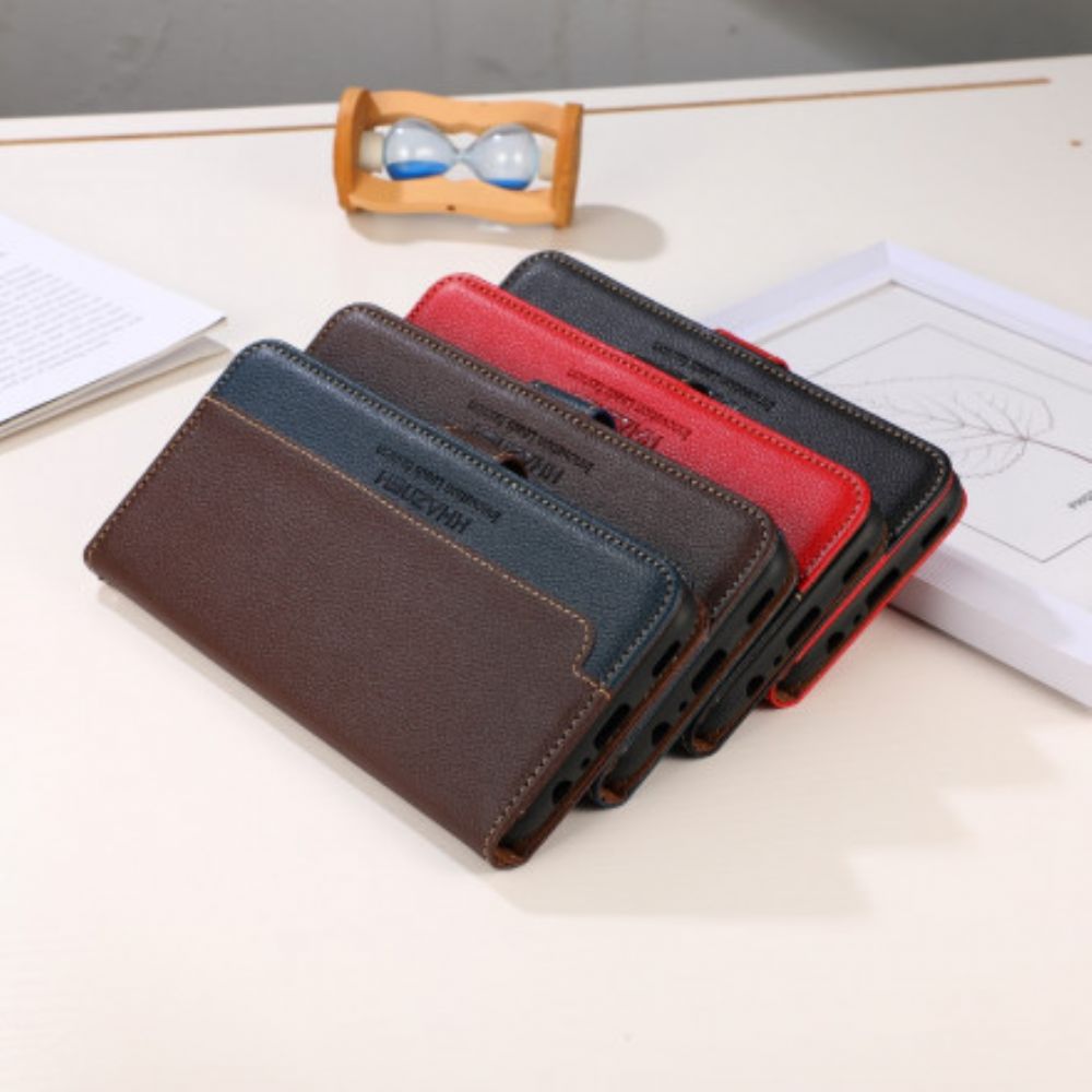 Lederhüllen Für Sony Xperia 5 III Liche Style Rfid Khazneh