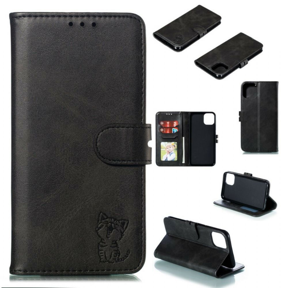 Flip Case Für iPhone 12 / 12 Pro Kätzchen
