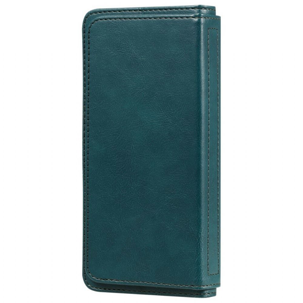 Flip Case Für iPhone 12 / 12 Pro Multifunktionshalter Für 10 Karten