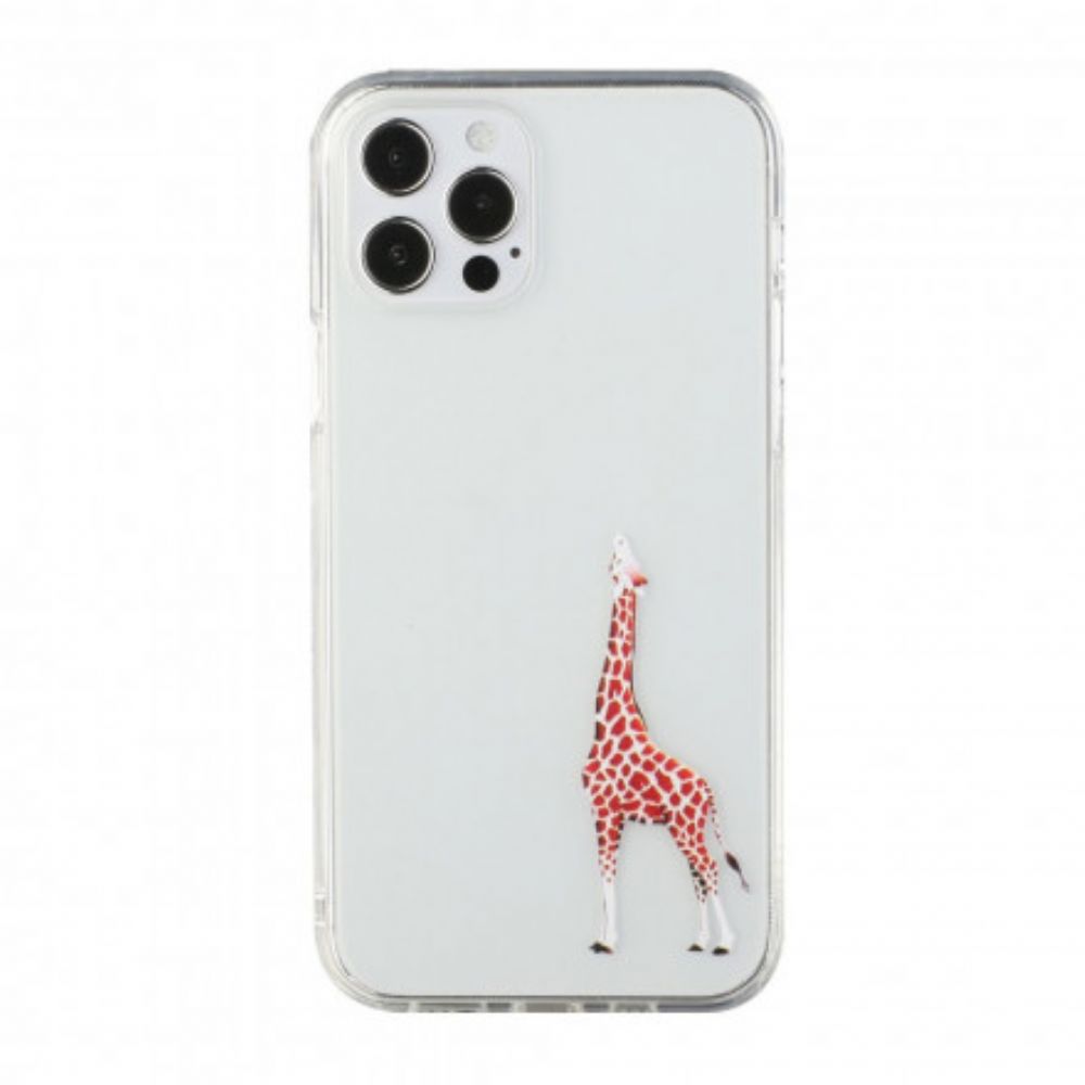 Handyhülle Für iPhone 12 / 12 Pro Giraffe-spiele-logo