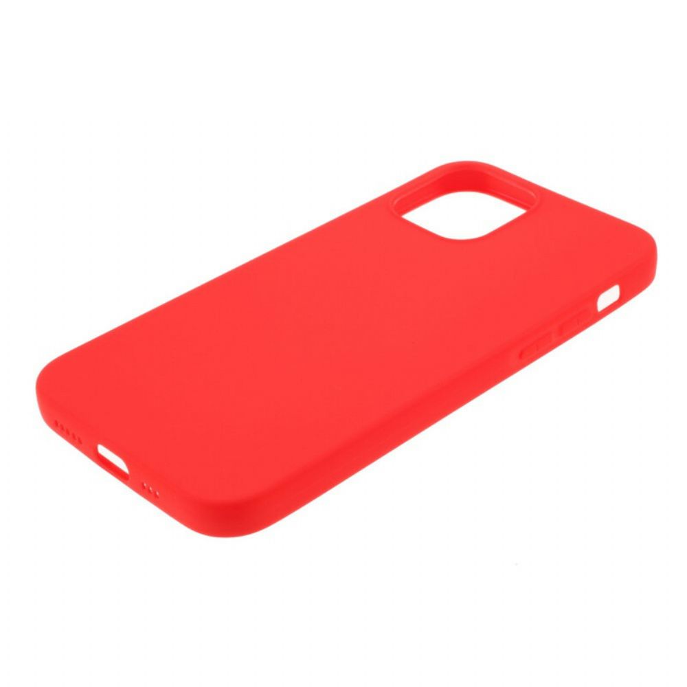 Handyhülle Für iPhone 12 / 12 Pro Mattes Starres Silikon