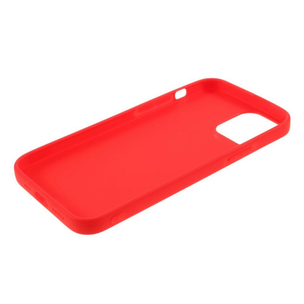 Handyhülle Für iPhone 12 / 12 Pro Mattes Starres Silikon