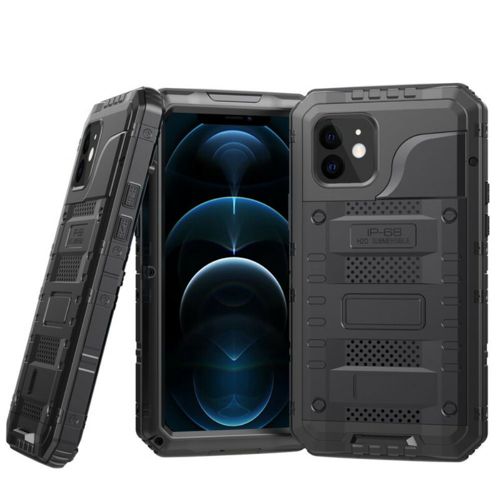 Handyhülle Für iPhone 12 / 12 Pro Wasserdichtes Superbeständiges Metall