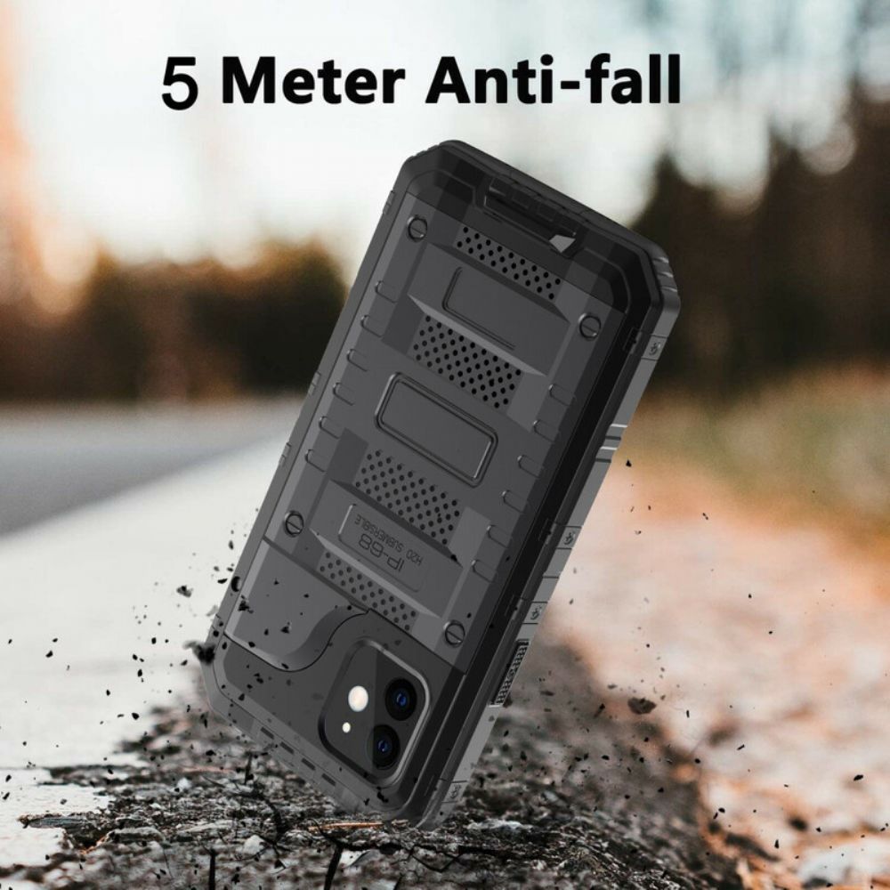 Handyhülle Für iPhone 12 / 12 Pro Wasserdichtes Superbeständiges Metall