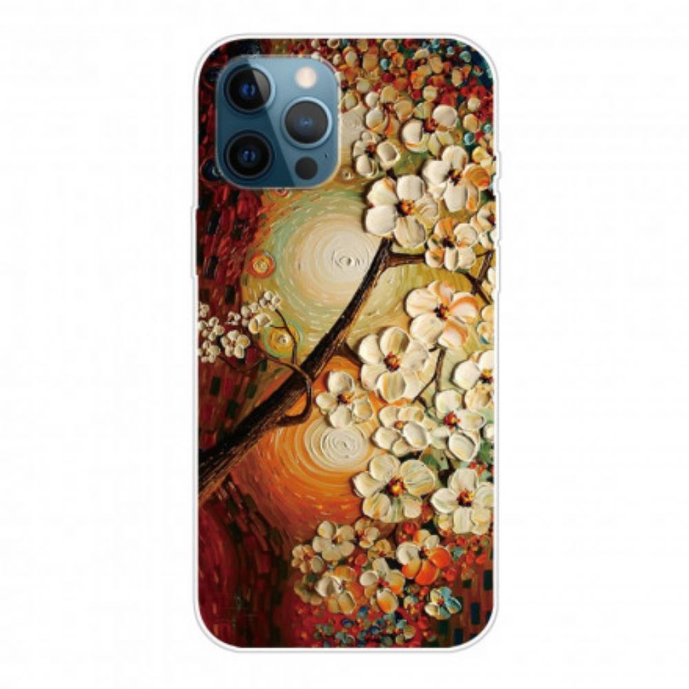 Hülle Für iPhone 12 / 12 Pro Flexible Blumen