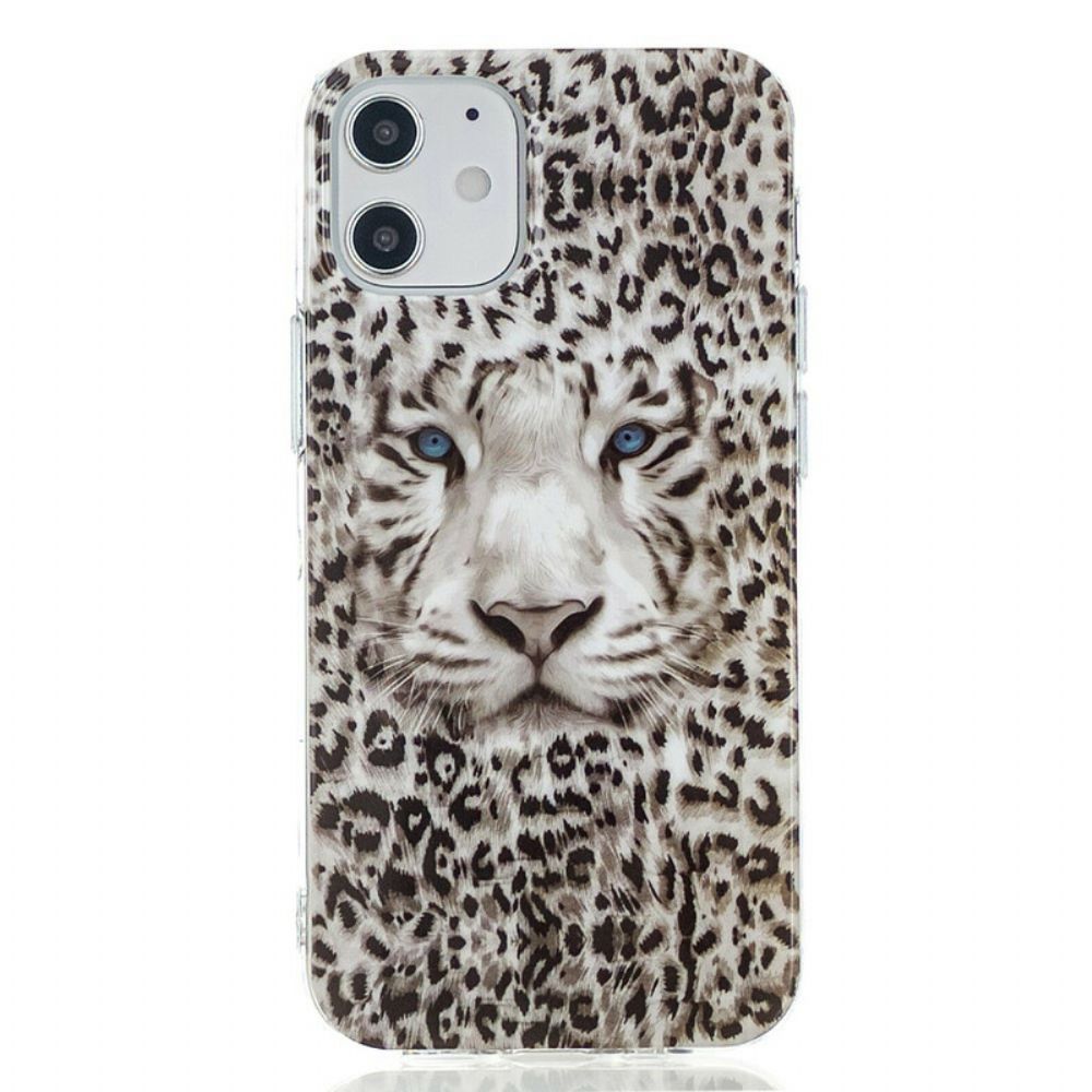 Hülle Für iPhone 12 / 12 Pro Fluoreszierender Leopard