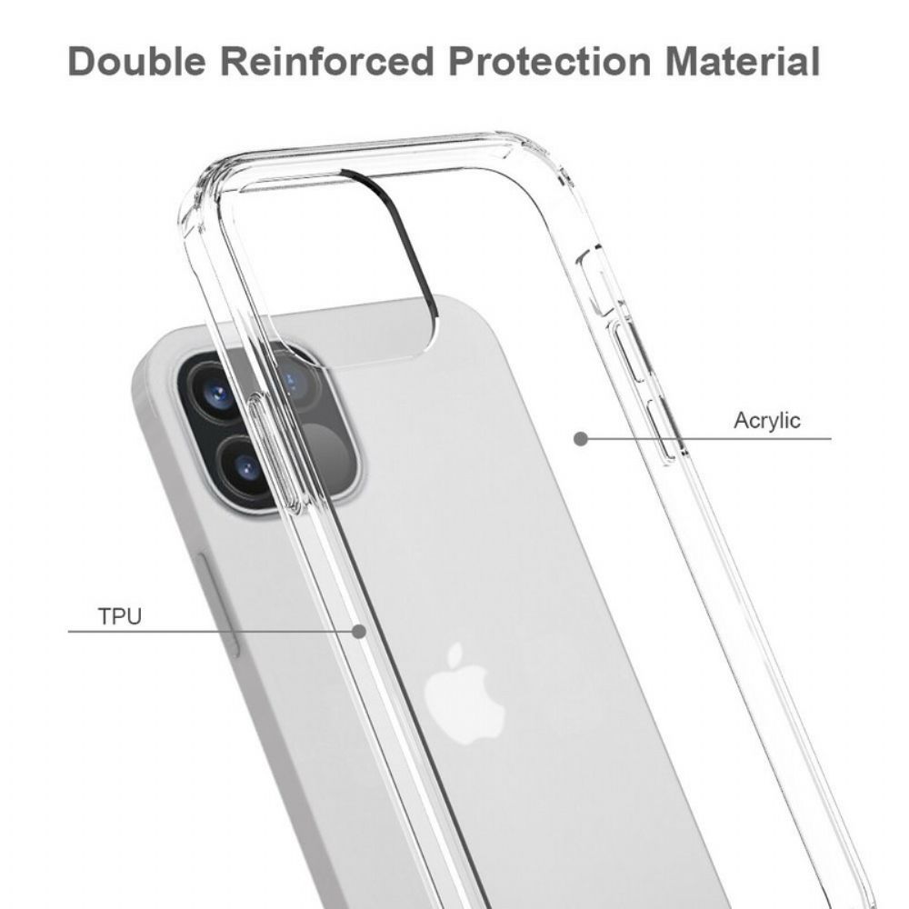 Hülle Für iPhone 12 / 12 Pro Transparenter Hybrid