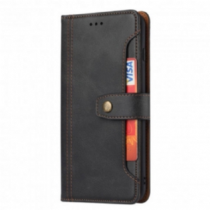 Flip Case Für iPhone SE 3 / SE 2 / 8 / 7 Kartenhalter Vorne Mit Riemen