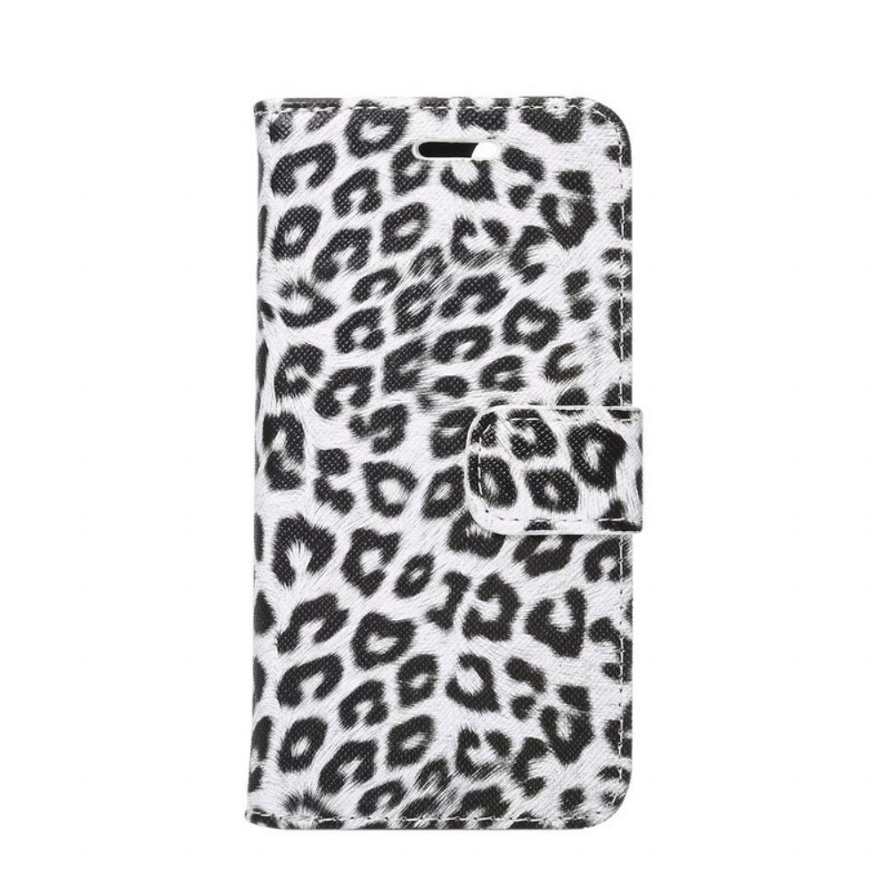 Flip Case Für iPhone SE 3 / SE 2 / 8 / 7 Leopard