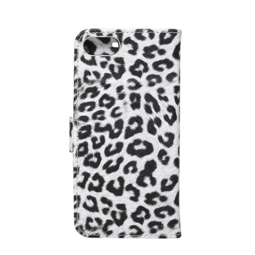 Flip Case Für iPhone SE 3 / SE 2 / 8 / 7 Leopard