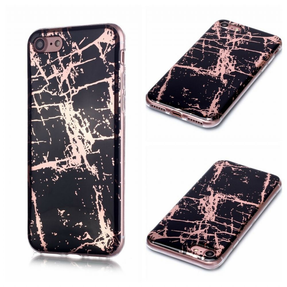 Handyhülle Für iPhone SE 3 / SE 2 / 8 / 7 Farbige Geometrie-marmor