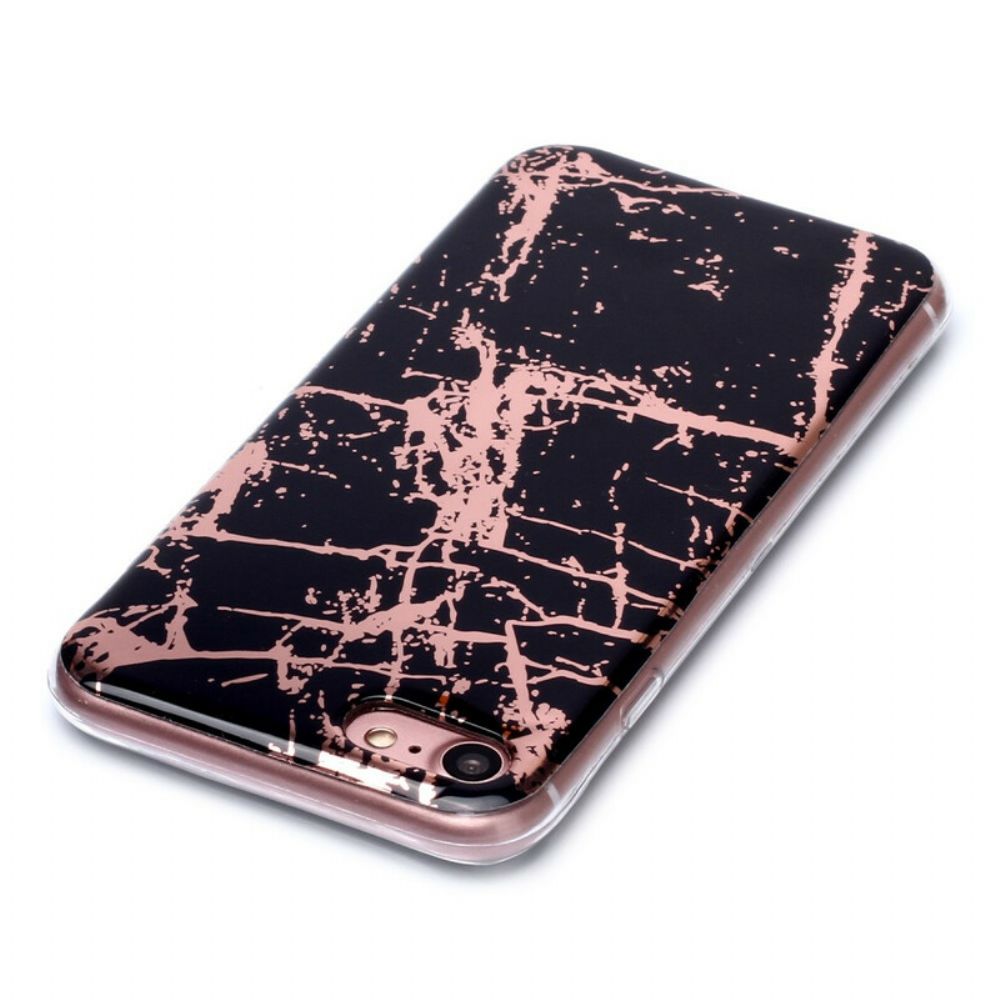 Handyhülle Für iPhone SE 3 / SE 2 / 8 / 7 Farbige Geometrie-marmor