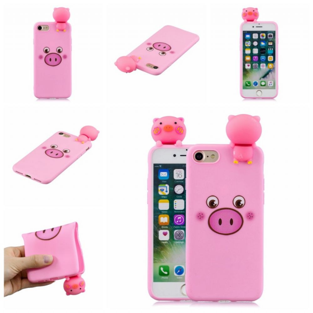 Handyhülle Für iPhone SE 3 / SE 2 / 8 / 7 Lustiges Schwein