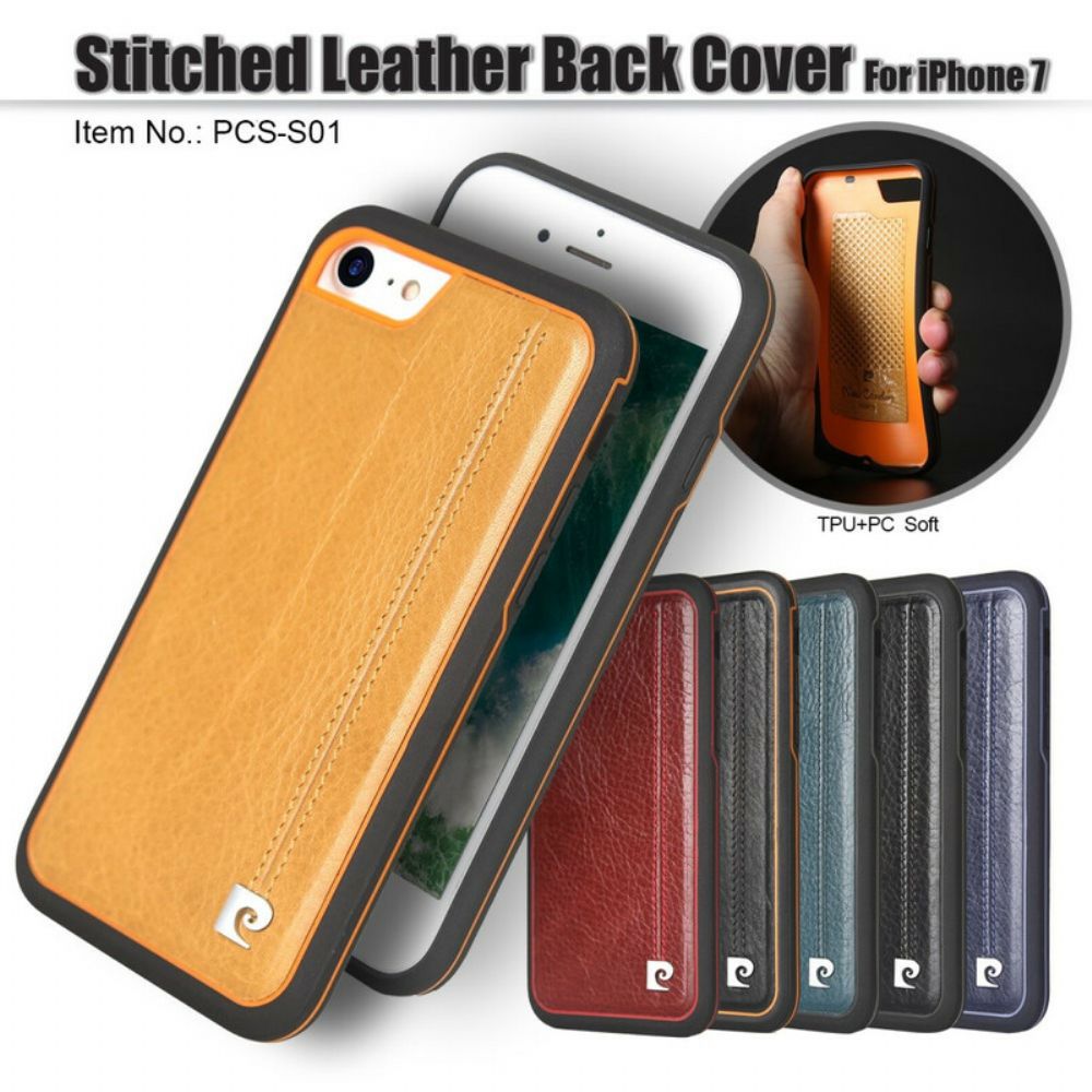 Handyhülle Für iPhone SE 3 / SE 2 / 8 / 7 Pierre Cardin Leder