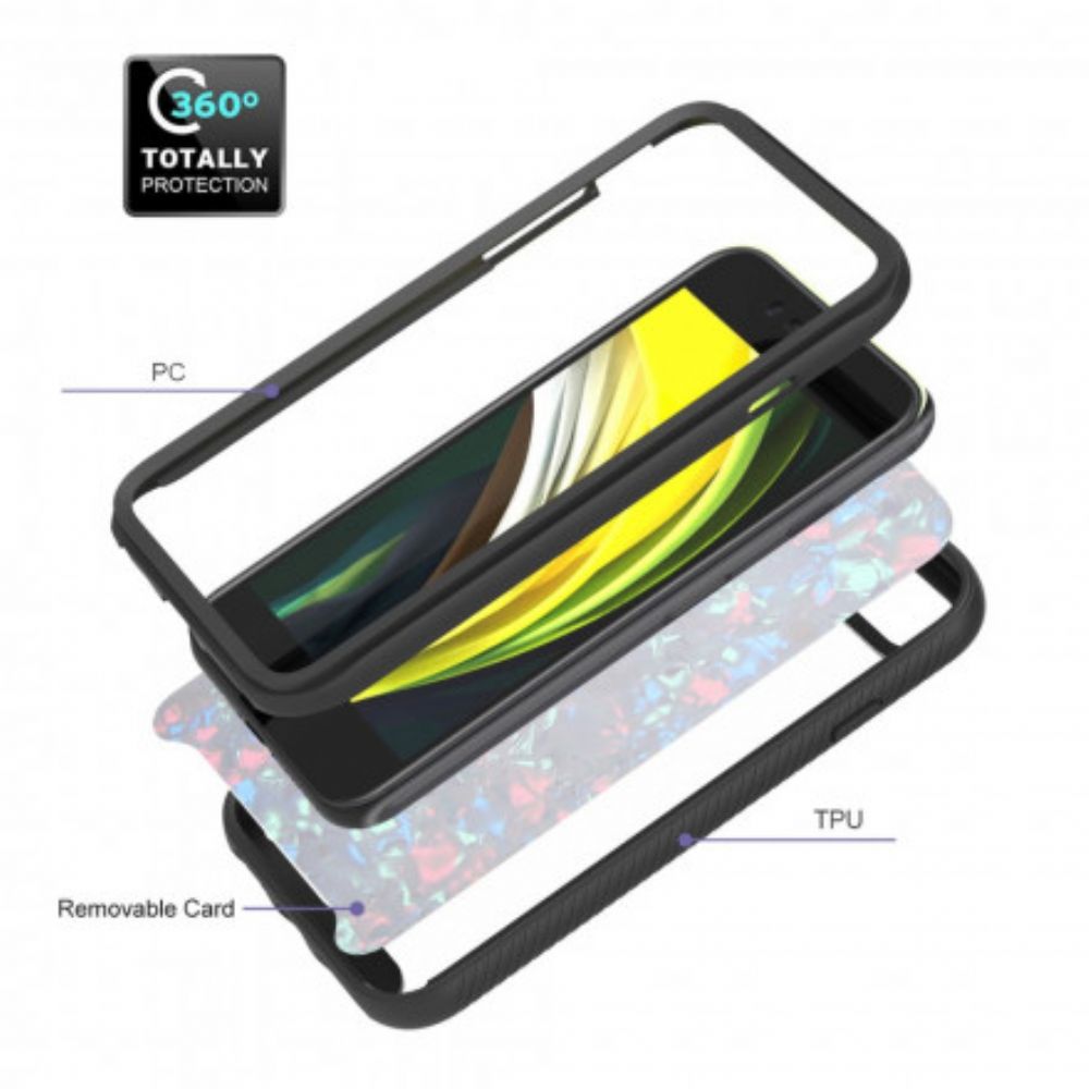 Handyhülle Für iPhone SE 3 / SE 2 / 8 / 7 Schutzhülle Doppelte Schutzfarbe