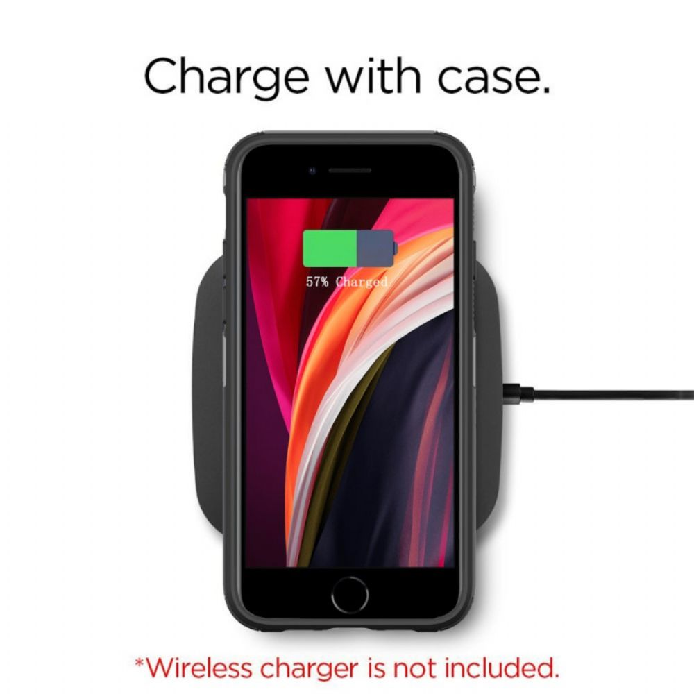 Handyhülle Für iPhone SE 3 / SE 2 / 8 / 7 Starrer Metalleffekt