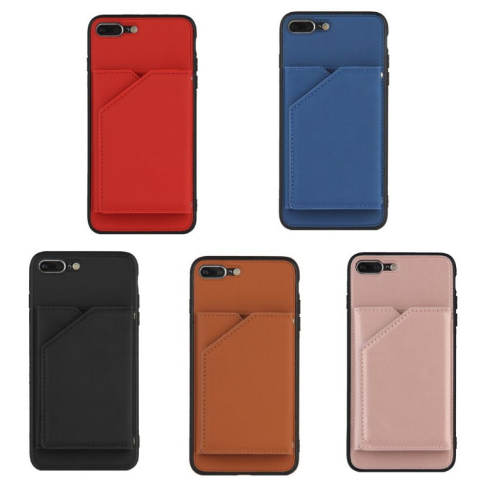 Hülle Für iPhone SE 3 / SE 2 / 8 / 7 Kartenetui Aus Kunstleder