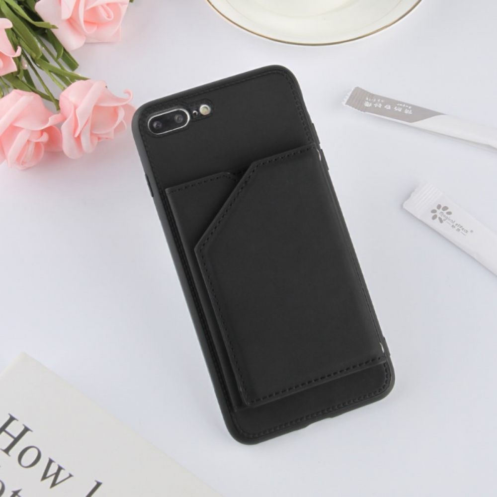Hülle Für iPhone SE 3 / SE 2 / 8 / 7 Kartenetui Aus Kunstleder