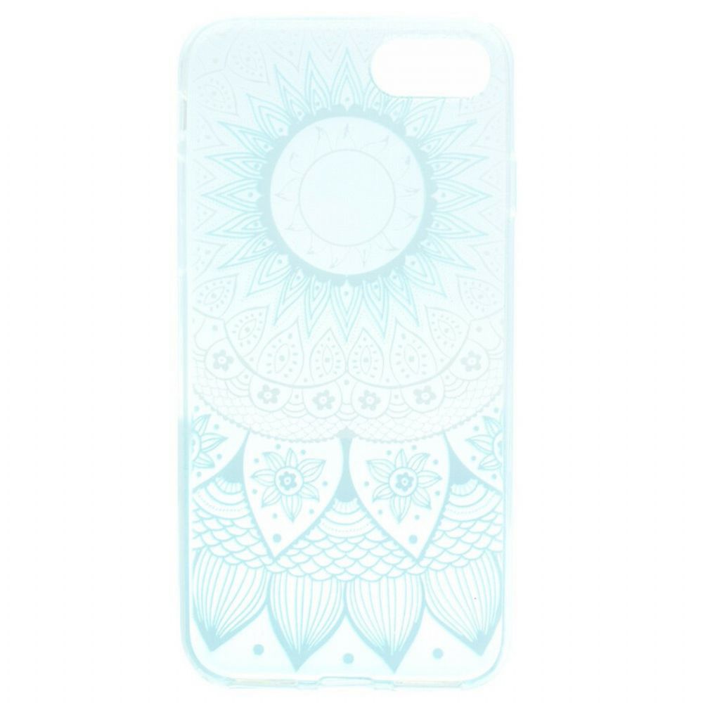 Hülle Für iPhone SE 3 / SE 2 / 8 / 7 Transparent Farbiges Mandala