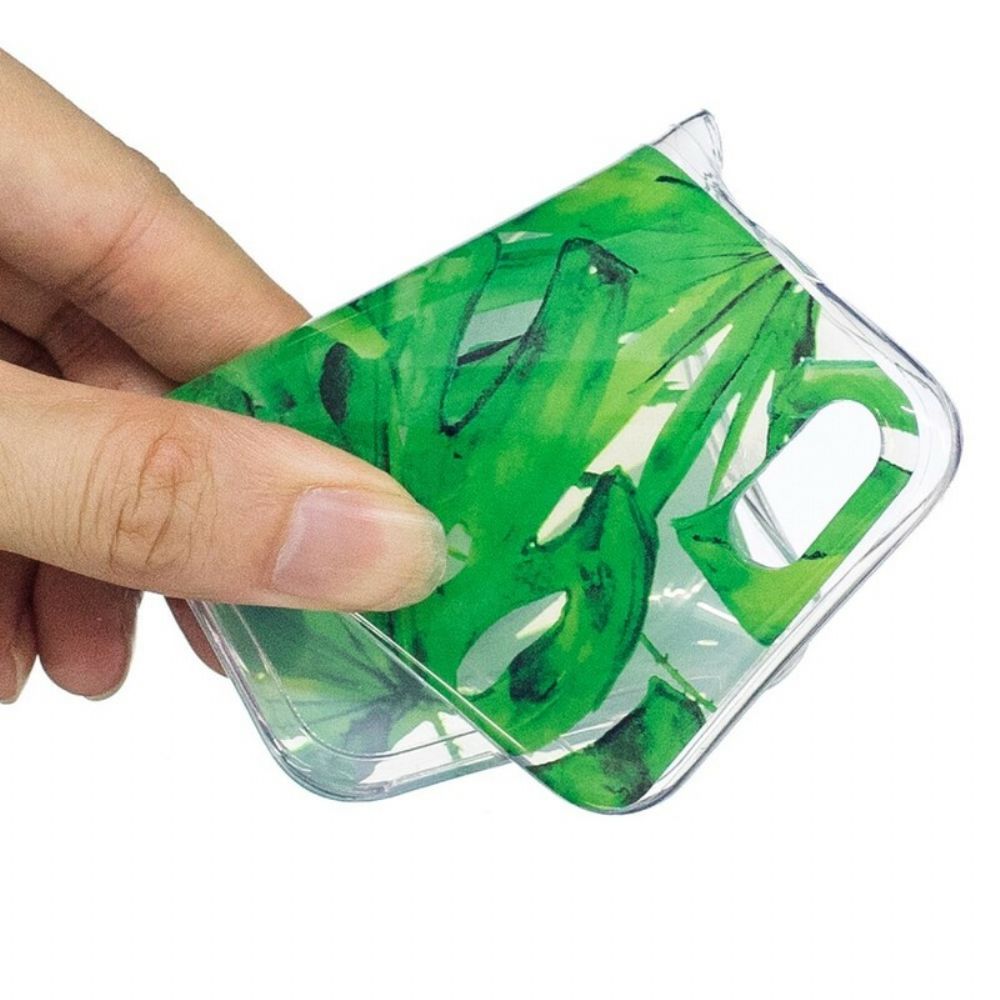 Hülle Für iPhone SE 3 / SE 2 / 8 / 7 Transparente Blätter