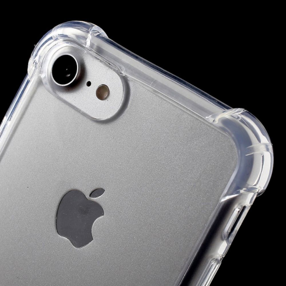 Hülle Für iPhone SE 3 / SE 2 / 8 / 7 Transparente Kristallklare Verstärkte Ecken