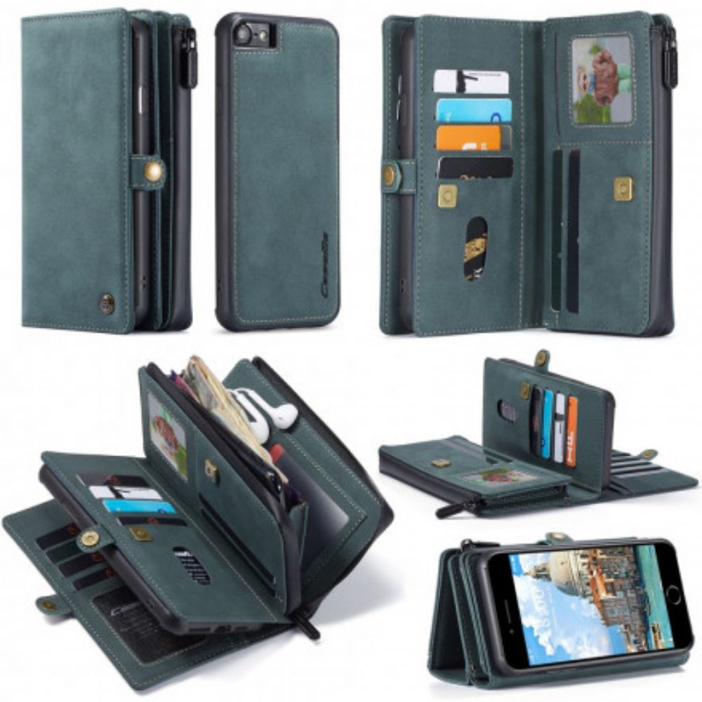 Lederhüllen Für iPhone SE 3 / SE 2 / 8 / 7 Caseme Abnehmbar