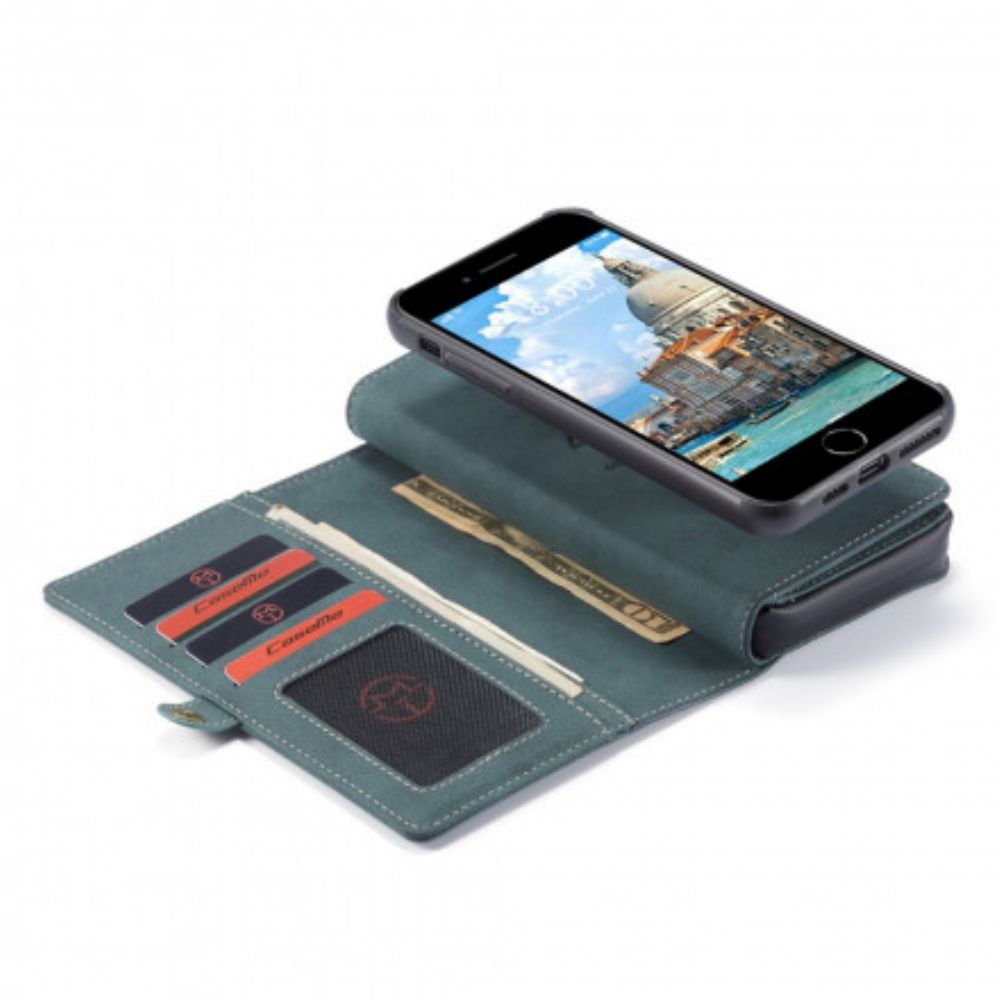Lederhüllen Für iPhone SE 3 / SE 2 / 8 / 7 Caseme Abnehmbar