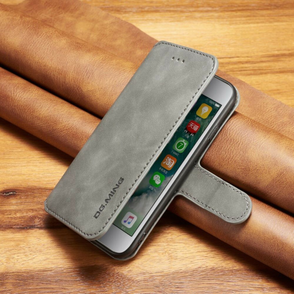 Lederhüllen Für iPhone SE 3 / SE 2 / 8 / 7 Dg.ming Retro