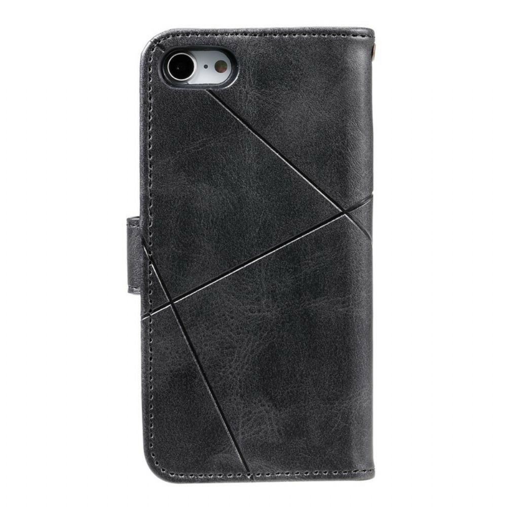 Lederhüllen Für iPhone SE 3 / SE 2 / 8 / 7 Diamant Kunstleder