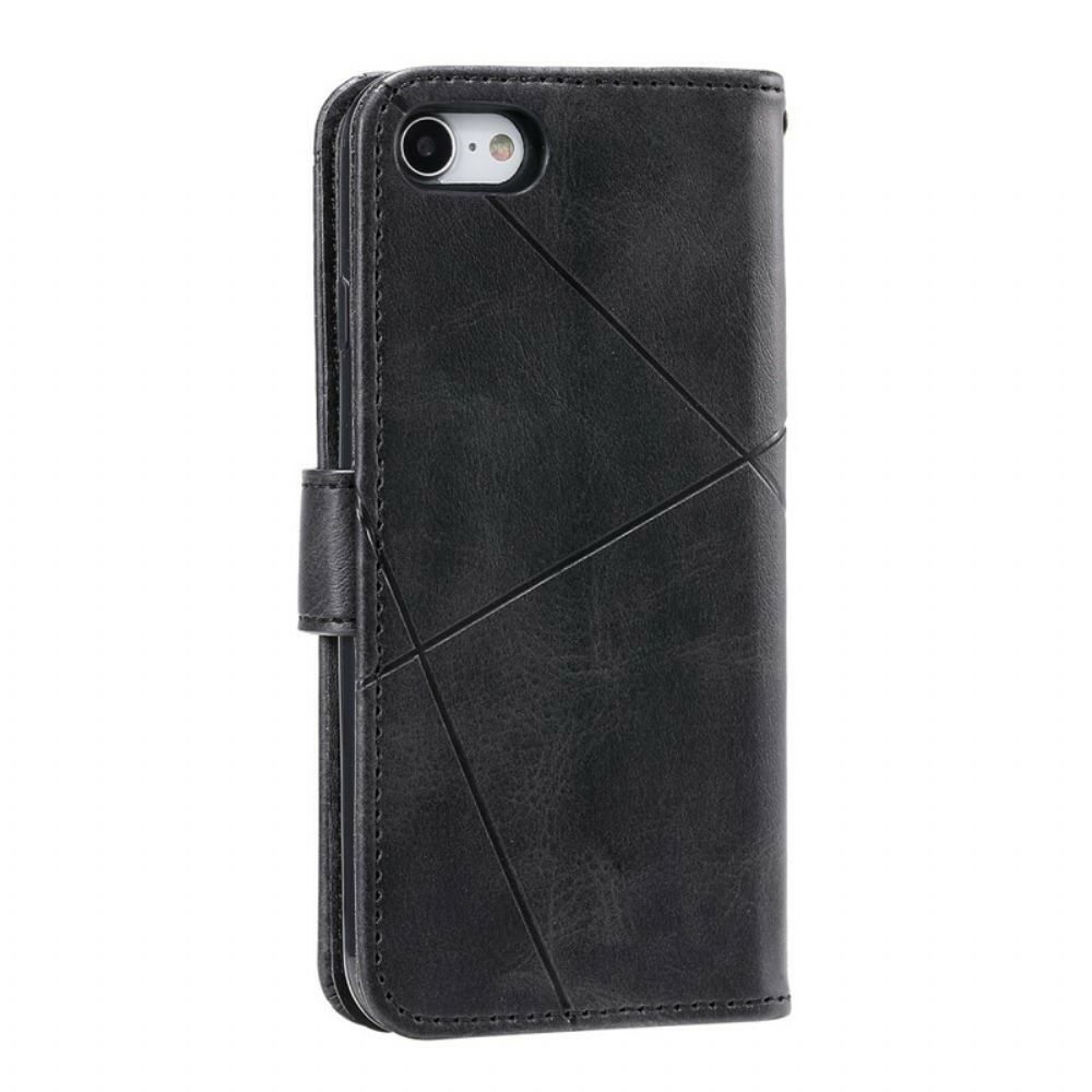 Lederhüllen Für iPhone SE 3 / SE 2 / 8 / 7 Diamant Kunstleder