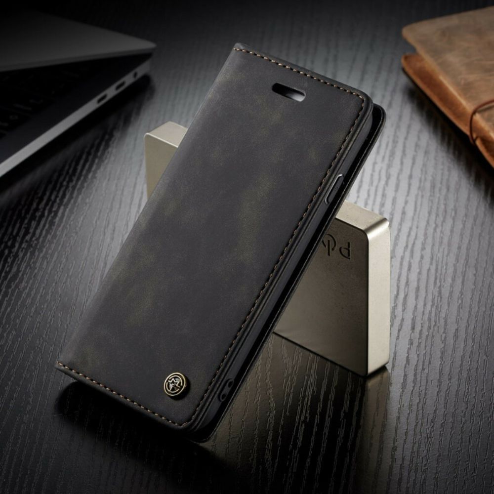 Schutzhülle Für iPhone SE 3 / SE 2 / 8 / 7 Flip Case Caseme Kunstleder