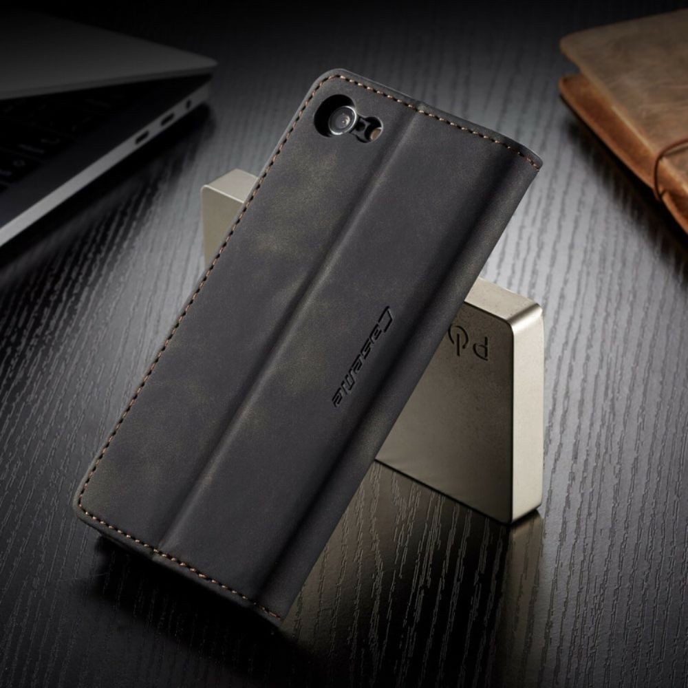 Schutzhülle Für iPhone SE 3 / SE 2 / 8 / 7 Flip Case Caseme Kunstleder