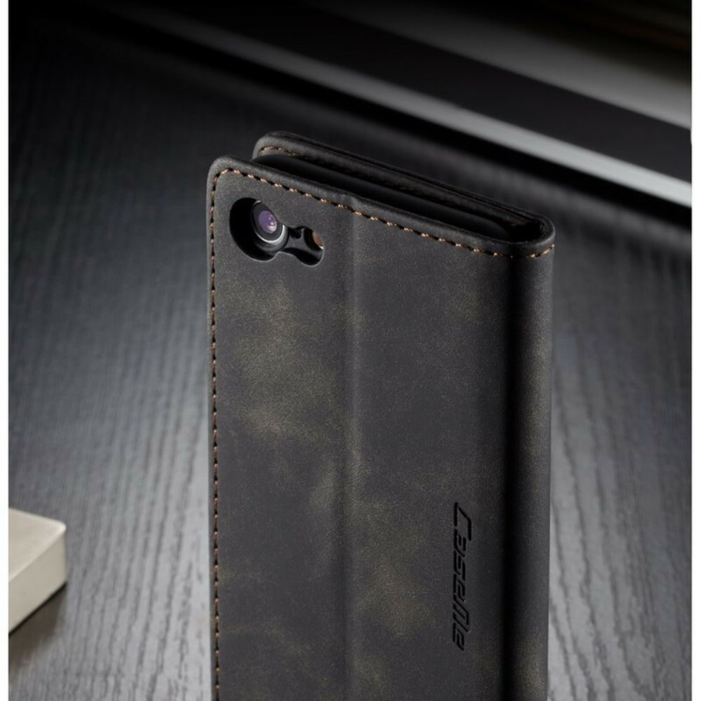 Schutzhülle Für iPhone SE 3 / SE 2 / 8 / 7 Flip Case Caseme Kunstleder