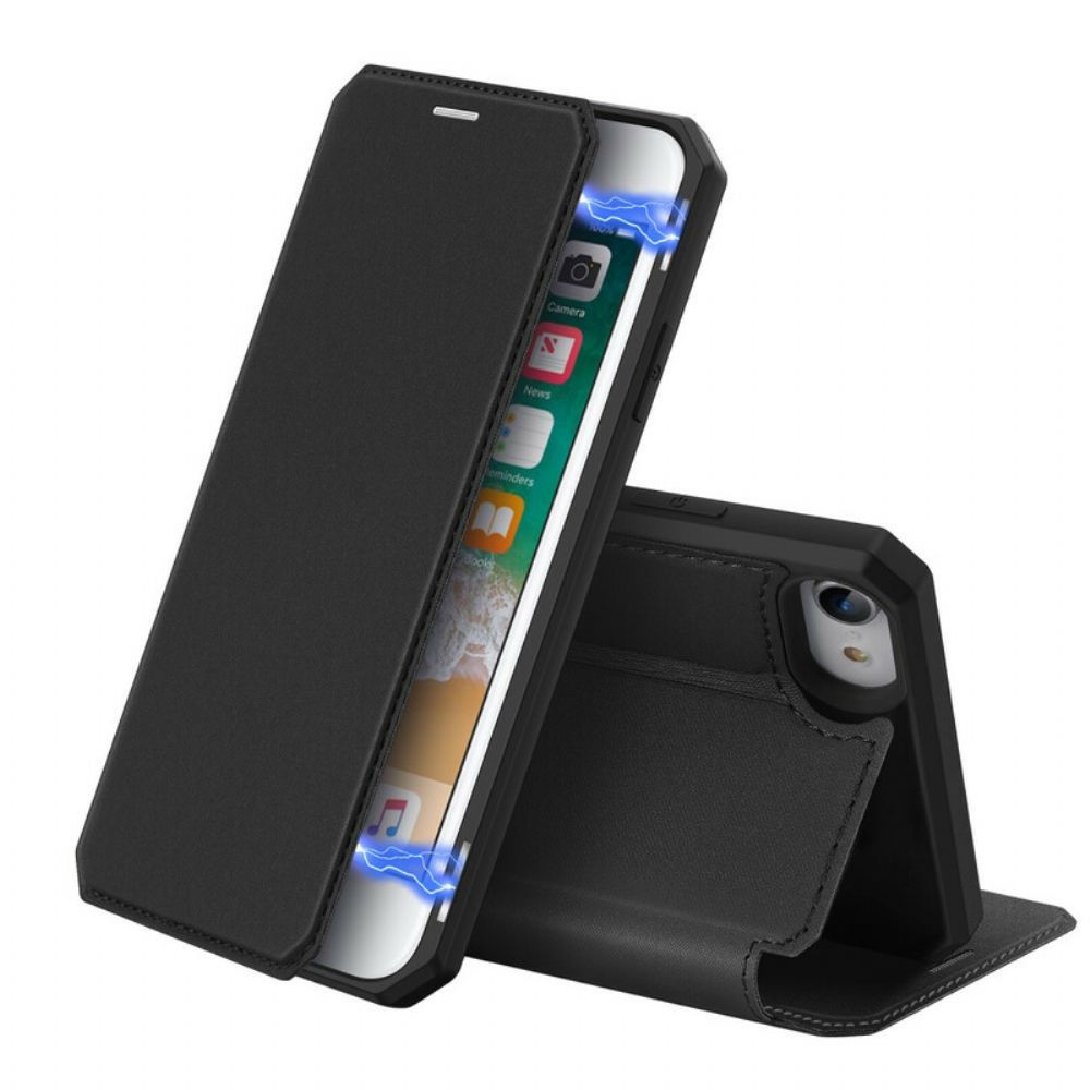 Schutzhülle Für iPhone SE 3 / SE 2 / 8 / 7 Flip Case Skin X-serie Dux Ducis
