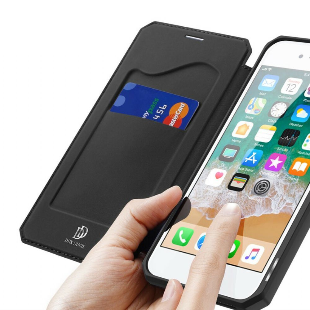 Schutzhülle Für iPhone SE 3 / SE 2 / 8 / 7 Flip Case Skin X-serie Dux Ducis